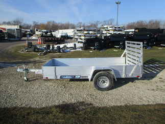 2024 Aluma 63x10  Aluminum Single Axle Utility 6310ESA-S-TG