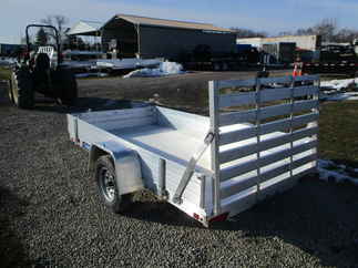 2024 Aluma 63x10  Aluminum Single Axle Utility 6310ESA-S-TG