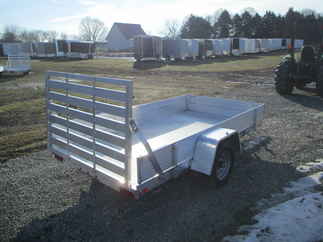 2024 Aluma 63x10  Aluminum Single Axle Utility 6310ESA-S-TG