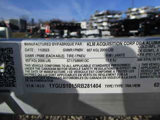 2024 Aluma 63x10  Aluminum Single Axle Utility 6310ESA-S-TG