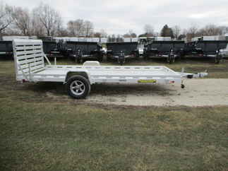 2024 Aluma 78x15  Aluminum Single Axle Utility 7815S-EL-TG-TR