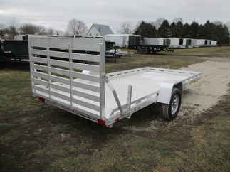 2024 Aluma 78x15  Aluminum Single Axle Utility 7815S-EL-TG-TR