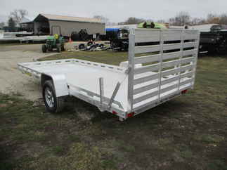 2024 Aluma 78x15  Aluminum Single Axle Utility 7815S-EL-TG-TR