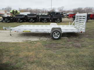 2024 Aluma 78x15  Aluminum Single Axle Utility 7815S-EL-TG-TR