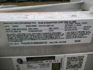 2024 Aluma 78x15  Aluminum Single Axle Utility 7815S-EL-TG-TR