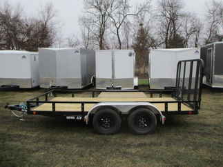 2024 PJ Trailer 77x14 UK Utility UK21432CSGK