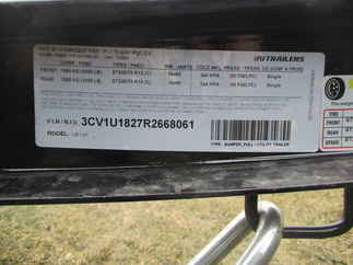 2024 PJ Trailer 77x14 UK Utility UK21432CSGK