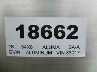 2025 Aluma 54x8  Aluminum Single Axle Utility 548ESA-S-TG