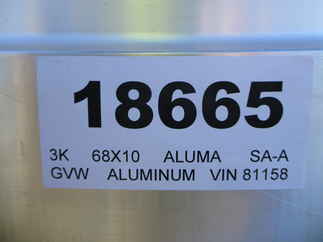 2024 Aluma 68x10  Aluminum Single Axle Utility 6810H-S-TG
