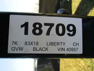 2024 Liberty 83x18  Car Hauler LC7K83X18C4DT                 
