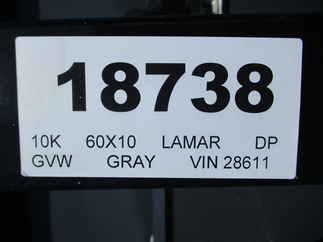 2024 Lamar 60x10  Dump DS601025