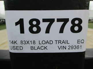 2007 Load Trail 83x18  Equipment 