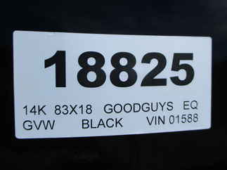 2025 GoodGuys 83x18  Equipment CE618B