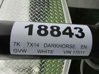 2024 Darkhorse 7x14  Enclosed Cargo DHW7X14TA35