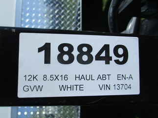 2024 Haul-About 8.5x16  Enclosed Car Hauler LPD8516TA5