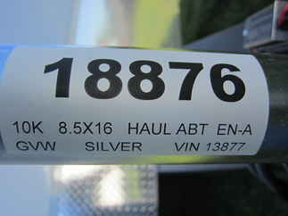2024 Haul-About 8.5x16  Enclosed Car Hauler LPD8516TA3