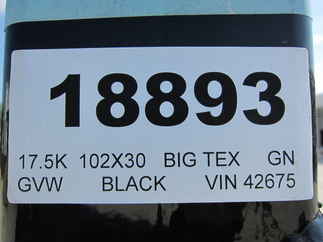 2024 Big Tex 102x30  Gooseneck 16GN-30D5A-MRBK