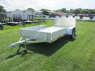 2025 Aluma 81x12  Aluminum Single Axle Utility 8112S-R-BT