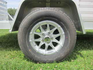 2025 Aluma 81x12  Aluminum Single Axle Utility 8112S-R-BT