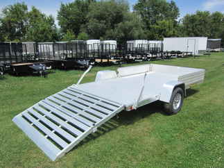 2025 Aluma 81x12  Aluminum Single Axle Utility 8112S-R-BT
