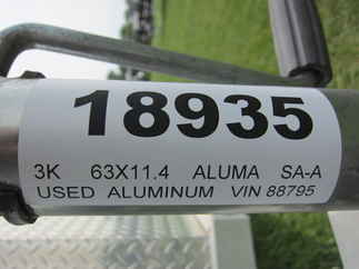 2013 Aluma 63x11.41  Aluminum Single Axle Utility TK1