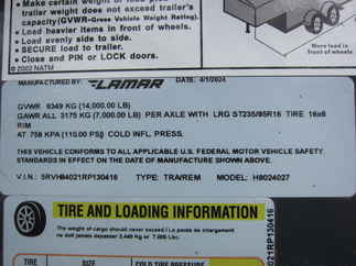 2024 Lamar 102x40  Gooseneck H8024027