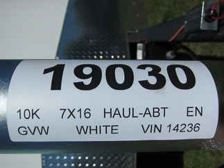 2024 Haul-About 7x16  Enclosed Cargo PAN716TA3