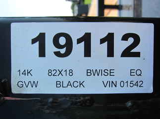 2025 BWISE 82x18  Equipment EH18-14-HD