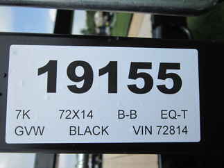 2025 Behnke Trailers 72x14  Equipment Tilt UT6X14NRT-7
