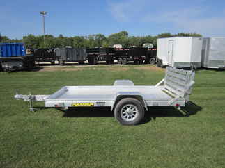 2025 Aluma 68x10  Aluminum Single Axle Utility 6810H-S-BT