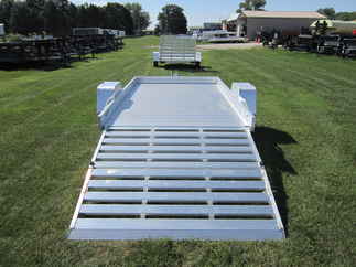 2025 Aluma 68x10  Aluminum Single Axle Utility 6810H-S-BT
