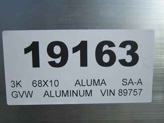 2025 Aluma 68x10  Aluminum Single Axle Utility 6810H-S-BT