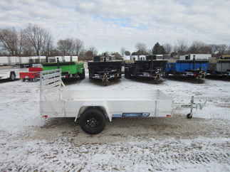 2026 Aluma 63x10  Aluminum Single Axle Utility 6310ESA-S-TG