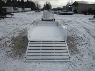 2026 Aluma 63x10  Aluminum Single Axle Utility 6310ESA-S-TG