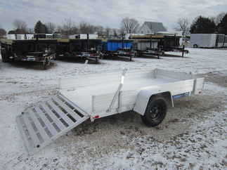 2026 Aluma 63x10  Aluminum Single Axle Utility 6310ESA-S-TG