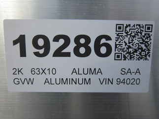 2026 Aluma 63x10  Aluminum Single Axle Utility 6310ESA-S-TG