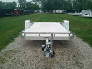 2025 Aluma 82x14  Aluminum Single Axle Utility 8214H-TILT-S-EL-RTD