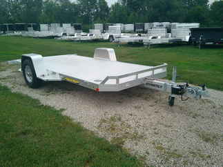 2025 Aluma 82x14  Aluminum Single Axle Utility 8214H-TILT-S-EL-RTD