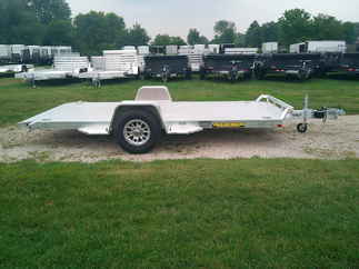 2025 Aluma 82x14  Aluminum Single Axle Utility 8214H-TILT-S-EL-RTD