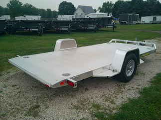 2025 Aluma 82x14  Aluminum Single Axle Utility 8214H-TILT-S-EL-RTD
