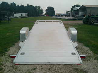 2025 Aluma 82x14  Aluminum Single Axle Utility 8214H-TILT-S-EL-RTD