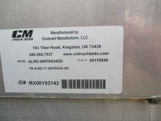 AS IS CM 11.3 x 97 ALRD Truck Bed