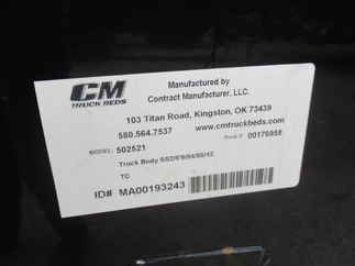 NEW CM 8.5 x 84 SS Flatbed Truck Bed