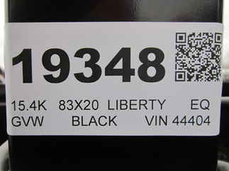 2025 Liberty 83x20  Equipment LE14K83X17+3B8KR