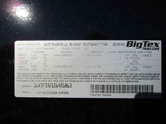 2025 Big Tex 102x25  Gooseneck 14GN-25D5A-MRBK