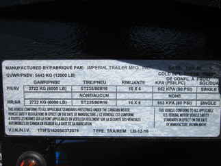 2025 Imperial 78x16  Equipment Tilt LB-12-16