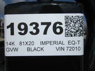 2025 Imperial 81x20  Equipment Tilt SW-14-20
