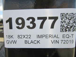 2025 Imperial 82x22  Equipment Tilt SW-18L-22