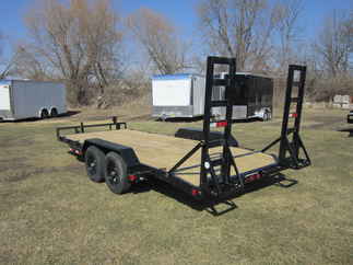 2025 PJ Trailer 83x18 CE Equipment CEJ1852ESBK