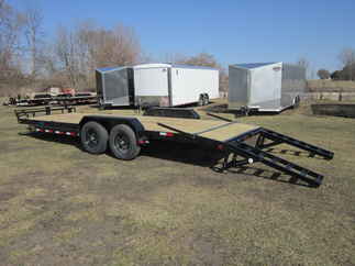2025 PJ Trailer 83x22 CC Equipment CCJ2272BSBK